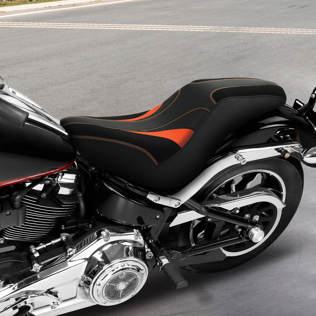 Rider Driver Passenger Seat for Harley Softail Low Rider FXLR (2018–2023)