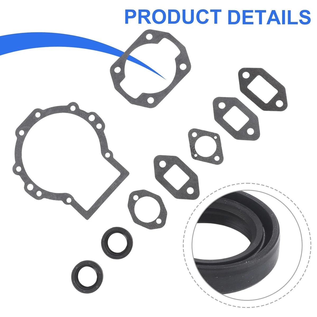 Gasket Set for Wacker Rammer WM80 BS60Y BS600 (0160986 0178827)