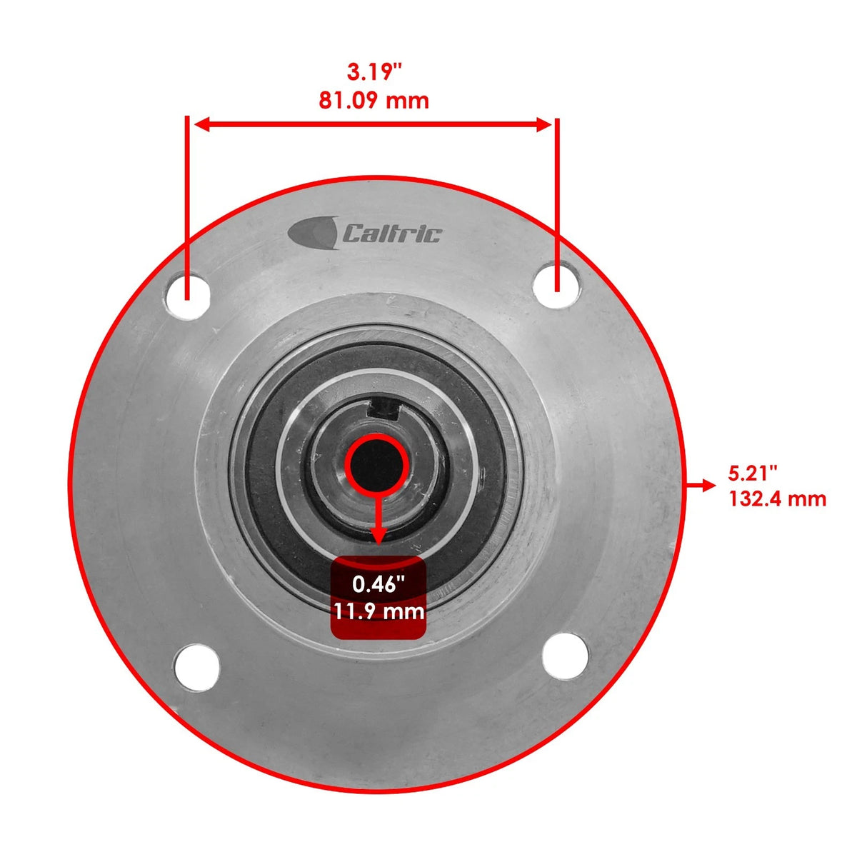 50" Deck Spindle & Pulley for Bad Boy ZT (2007–2012) SD211+PY238 - HD