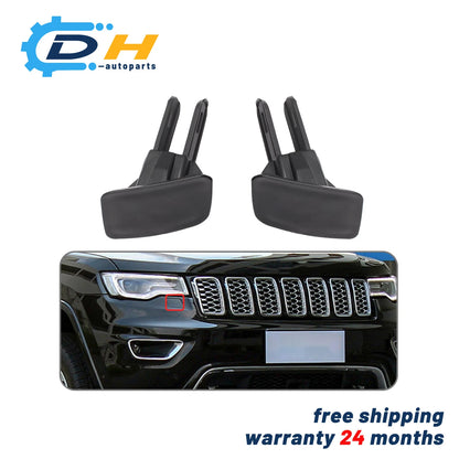 Front Left & Right Bumper Lamp Washer Cover for Jeep Grand Cherokee (2017–2021)