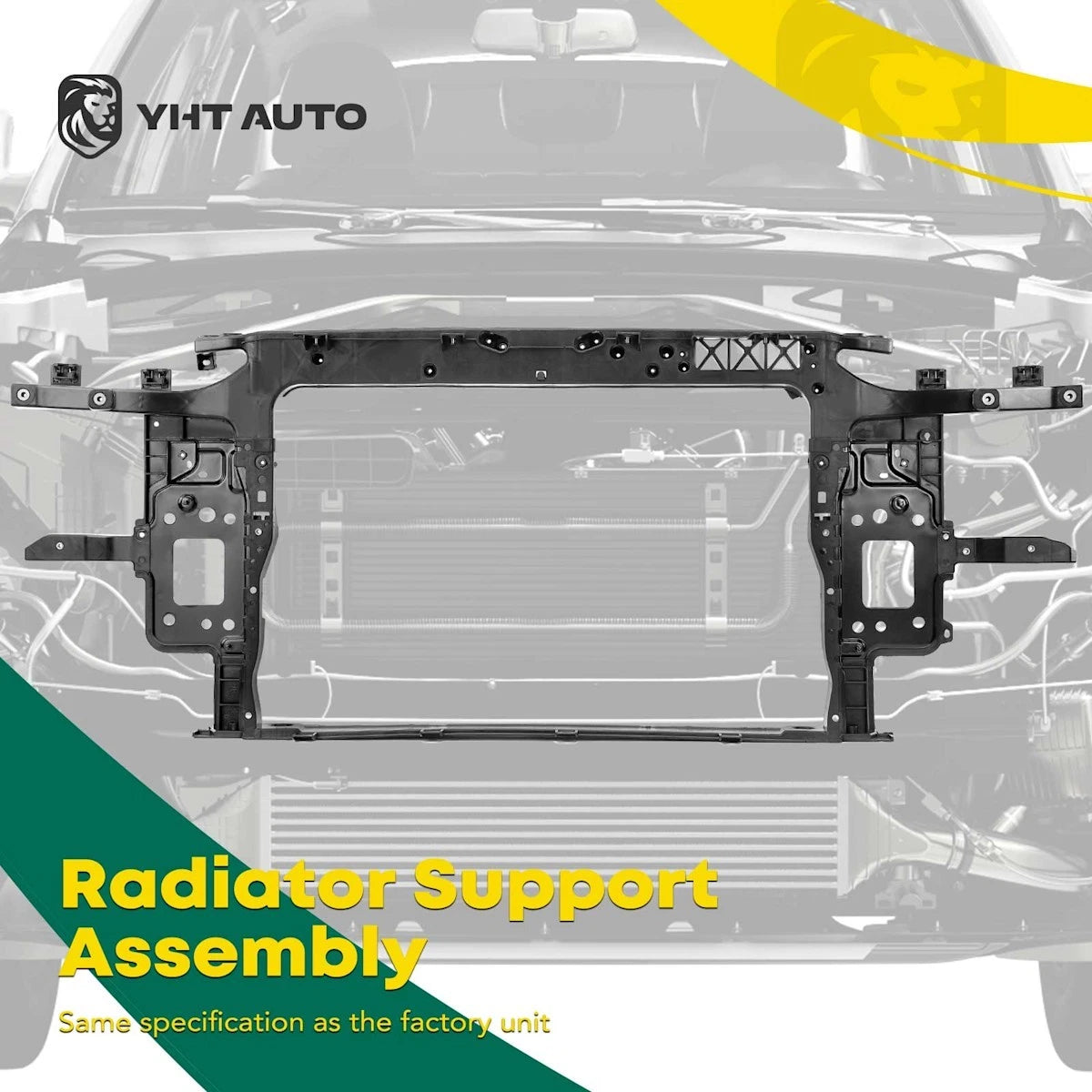 Radiator Support for Hyundai Kona (2018–2021) 18046247, HY1225208, 64101J9000
