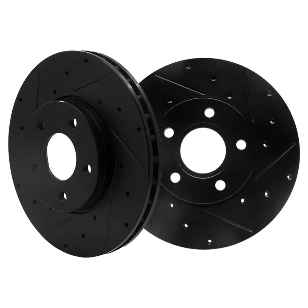 Rotor Set for Ford C-Max (2013–2018) | Vented, Drilled, Slotted | ALX-PAU-DF-8004-54021-CLA1