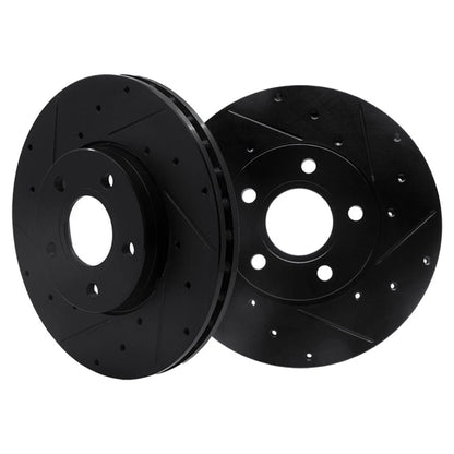 Rotor Set for Ford C-Max (2013–2018) | Vented, Drilled, Slotted | ALX-PAU-DF-8004-54021-CLA1