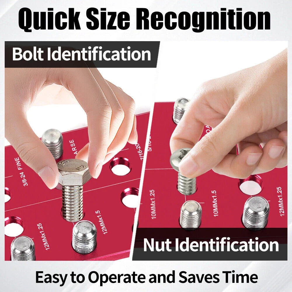 28 Thread Identifier Gauge for Inch and Metric Screws