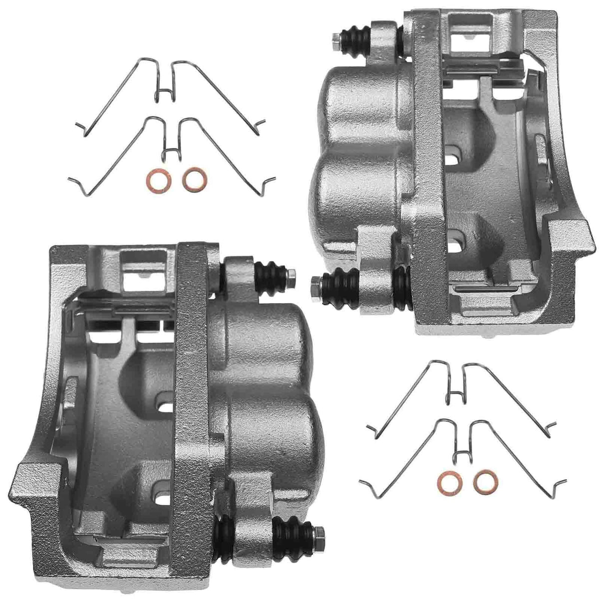 A-Premium Pair Front Disc Brake Caliper for Ford E-150 (2004–2006) - 4C2Z2B121AA, 4C2Z2B134AA, 6C2Z2B121A