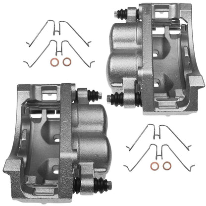 A-Premium Pair Front Disc Brake Caliper for Ford E-150 (2004–2006) - 4C2Z2B121AA, 4C2Z2B134AA, 6C2Z2B121A