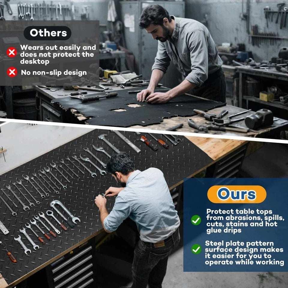 48" x 17" Non-Slip Workbench Mat for Workbench (No Part Numbers)