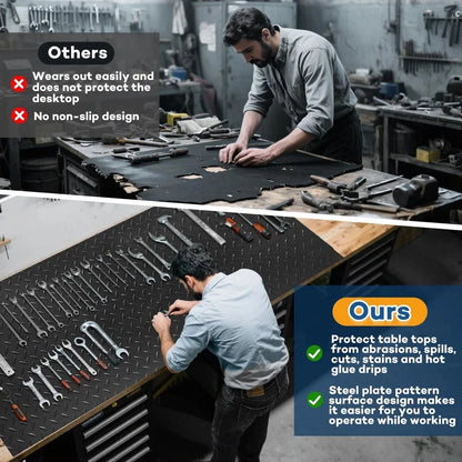 48" x 17" Non-Slip Workbench Mat for Workbench (No Part Numbers)