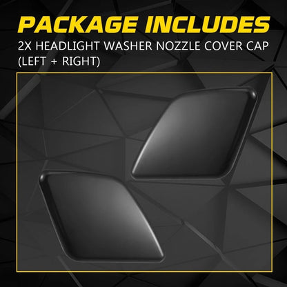 Set of 2 Headlight Washer Cover Caps for Volvo XC90 (2007–2014)