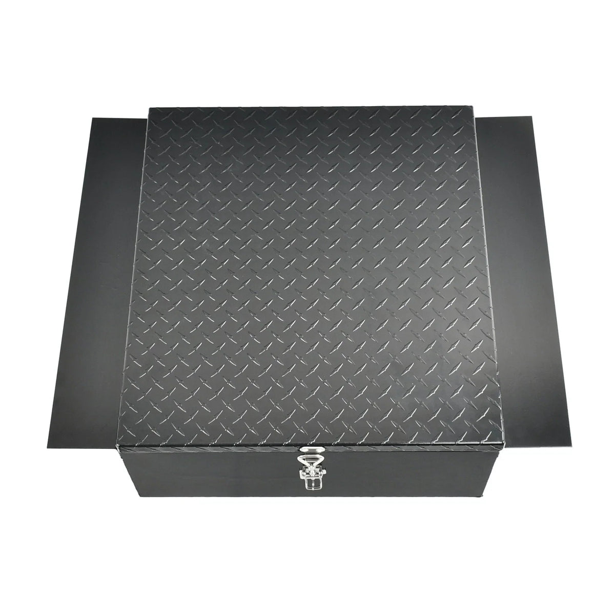 Diamond Tread Aluminum In-Frame Tool Box for Trucks (22"x24"x9")