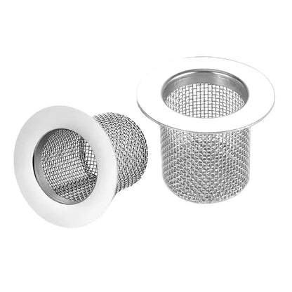2X Shower Drain Hair Catcher Basket for Easy Deep Cleaning