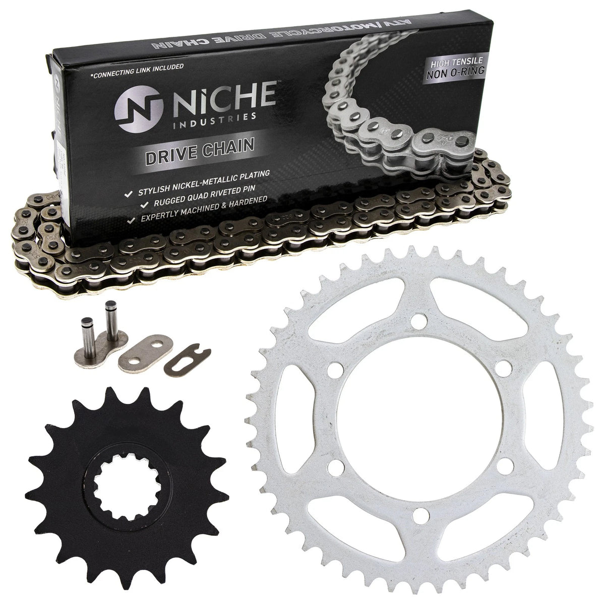 Sprocket Chain Set 17/45 Tooth for Yamaha YZF-R1 (MK1003688, 3CV-17460-00-00)