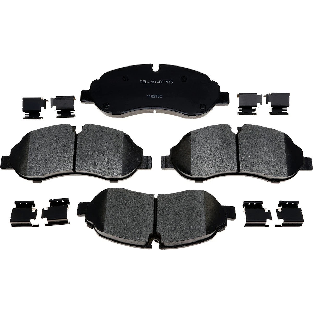 2X Brake Pad Set Front for Ford Transit-350 HD (2015–2023) 17D1774MH