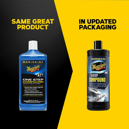 Meguiar's M6732 Marine/RV One Step Compound for Marine (32 oz)