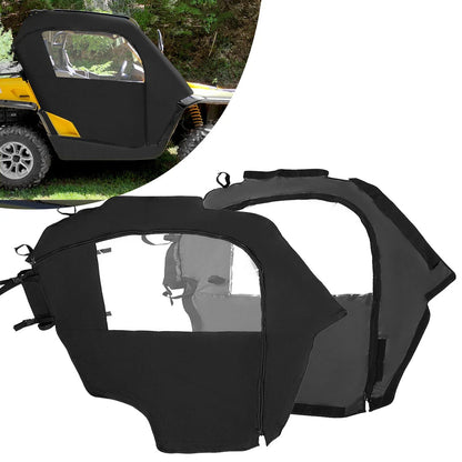 Set of 4 Soft Doors & Rear Panel Cab Enclosures for Can-Am Commander 800/1000 (2011–2020)