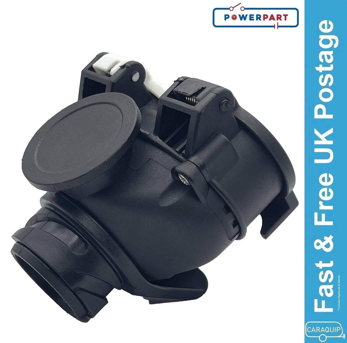 2X 13 Pin to 7 Pin Towing Socket Adapter for Caravan (RI790)