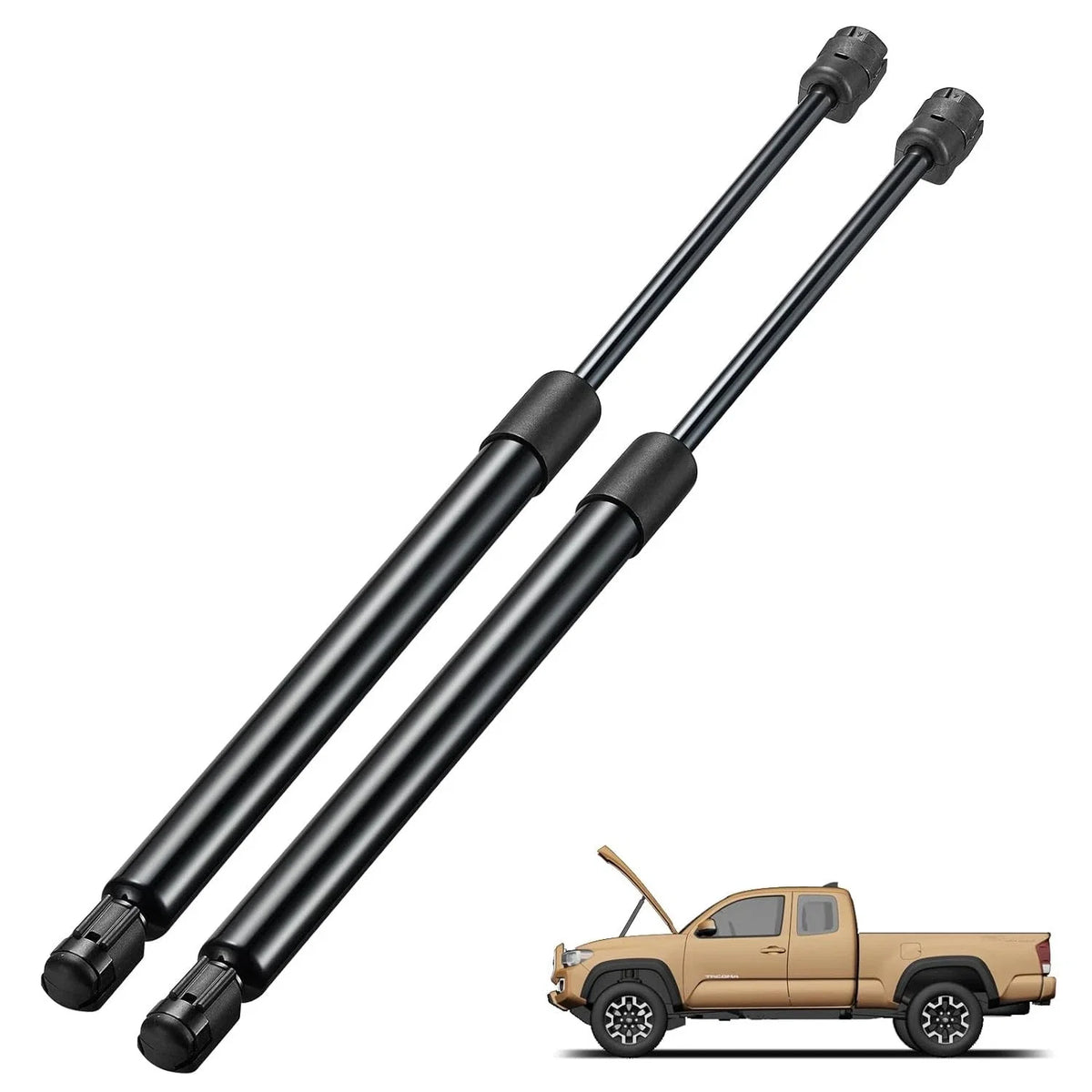 2 Hood Struts Gas Lift Supports for 2017–2022 Ford F250 F350 (2017-2022)