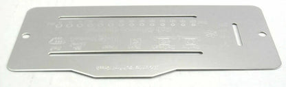 A/C Heater Control Plate for Peterbilt Slider Style (68328)
