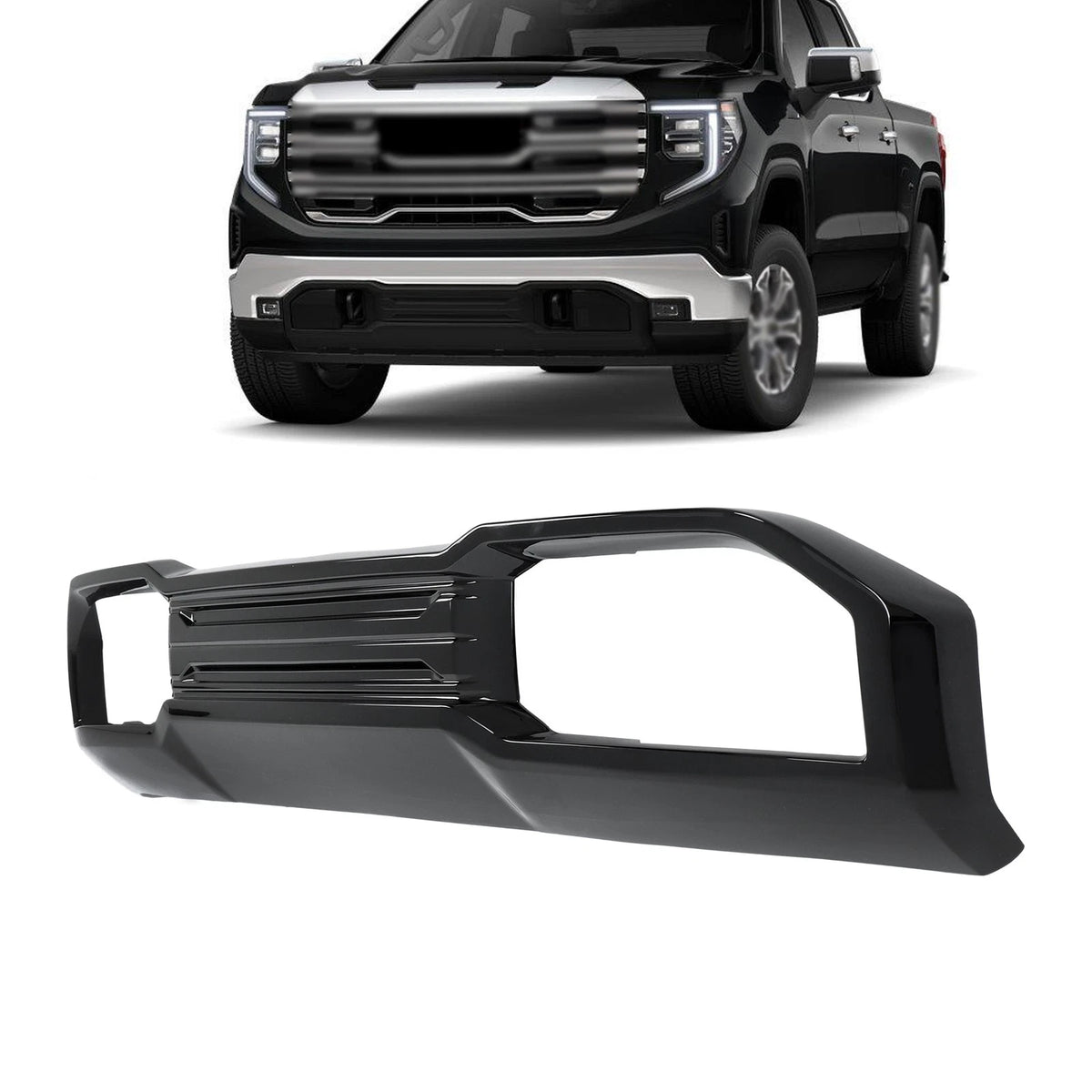 Front Bumper Lower Plate for GMC Sierra 1500 (2022–2024) BCK88429K