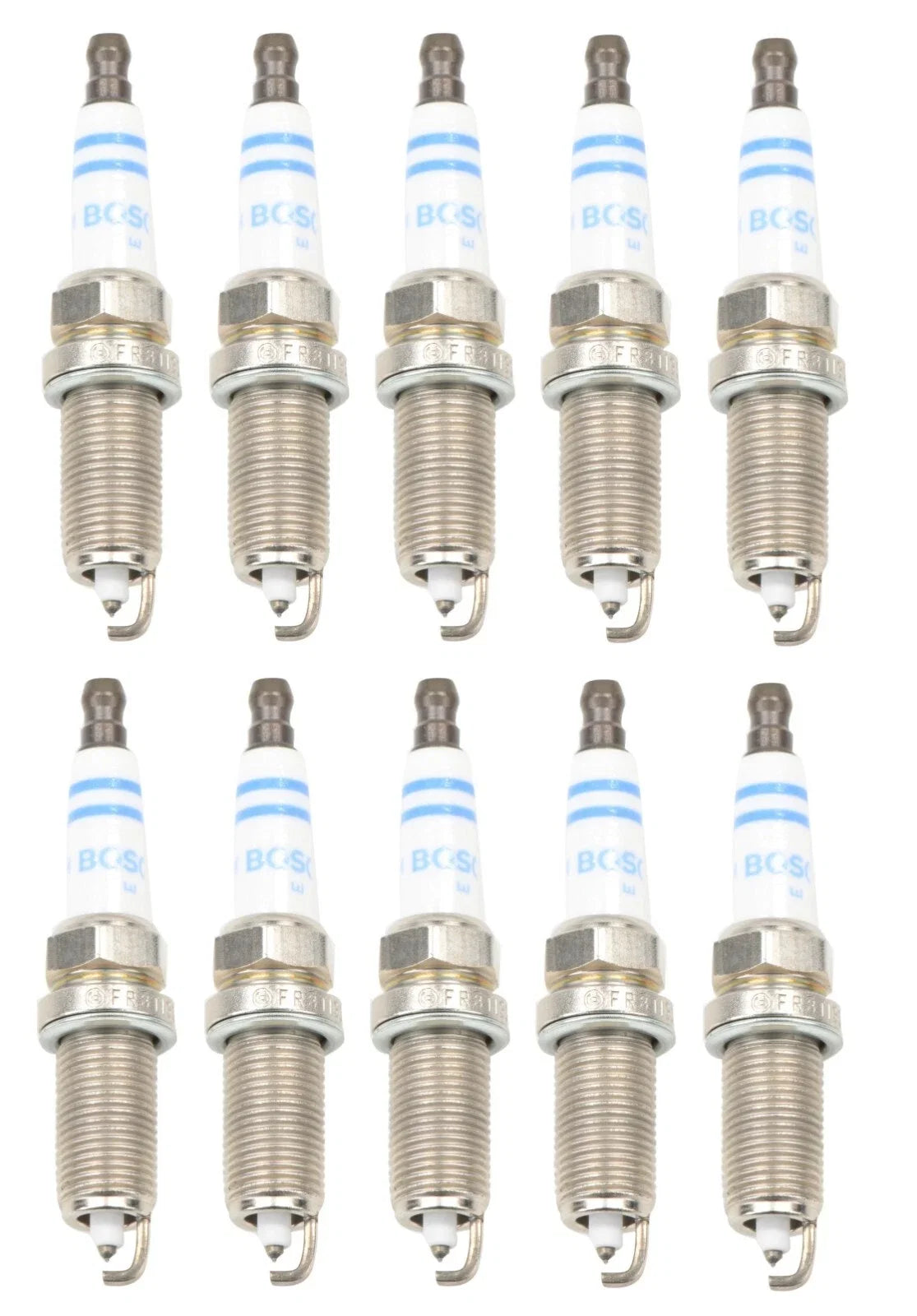 Set of 10 Spark Plugs for Chrysler Aspen, Dodge Dakota, Jeep Commander (2007–2010)