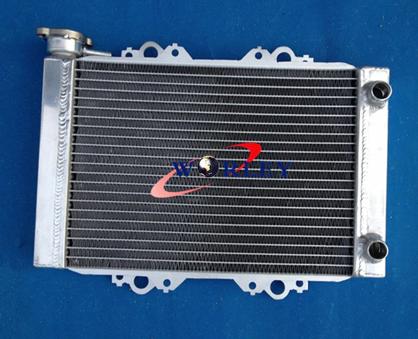 Aluminum Radiator & Green Silicone Hose for Kawasaki KFX450 KFX450R (2008-2012)