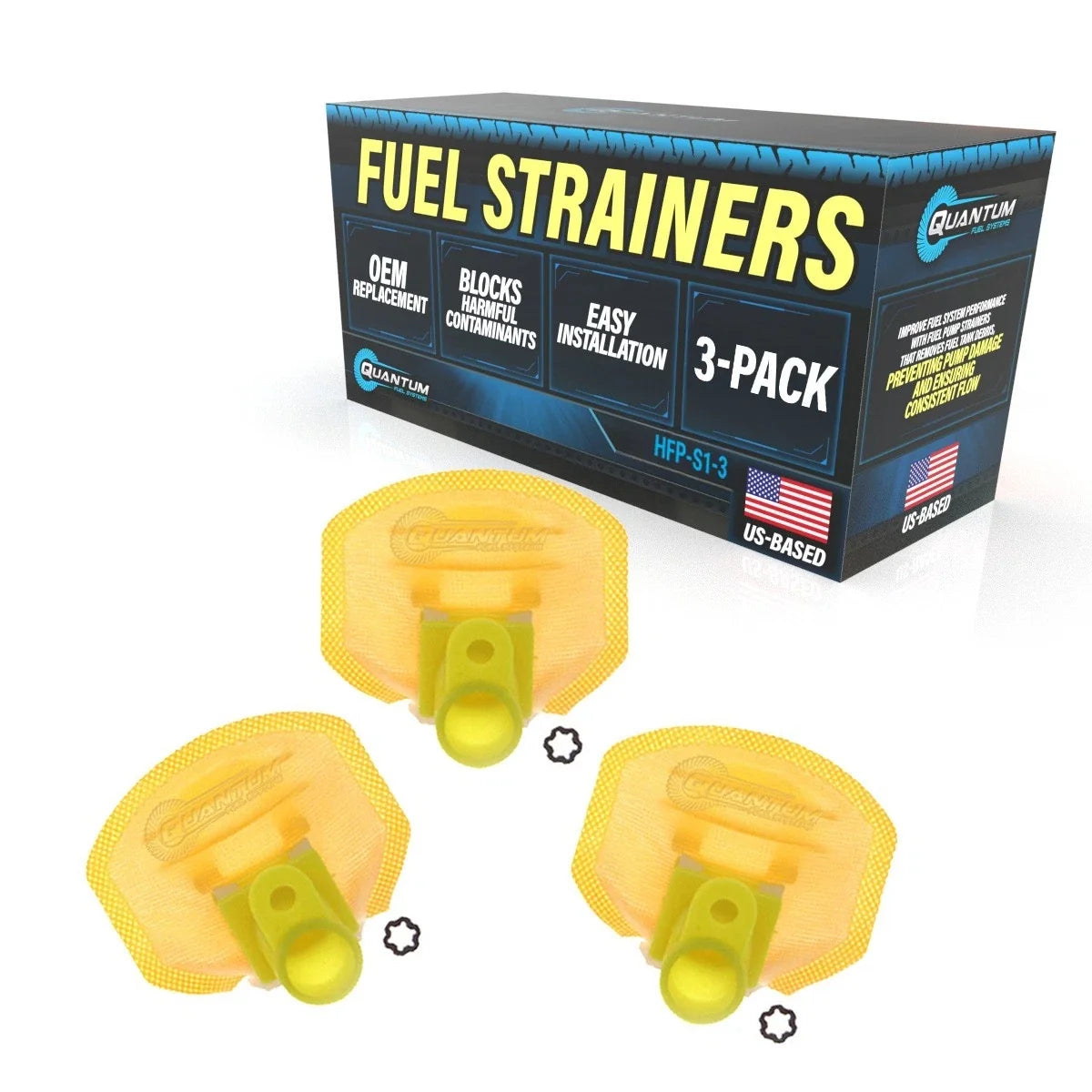 3X Fuel Pump Filter Strainers for Honda CRF1100 CBR500R (2020–2023)