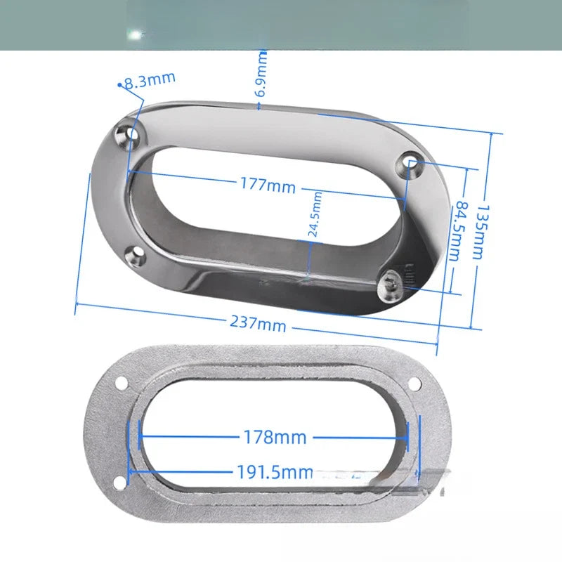 316 SS Fairlead for Marine Hardware (Anchor Lines)
