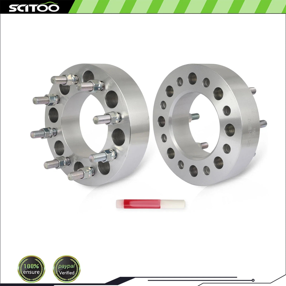 2X 2" Wheel Spacers 8x6.5 14x1.5 for Chevy Silverado GMC Sierra 2500HD (2001–2010)