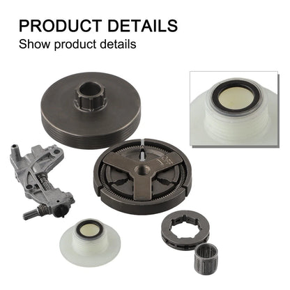 Clutch Sprocket Rim Oil Pump Drum Worm Gear Bearing Kit for Chinese Chainsaws