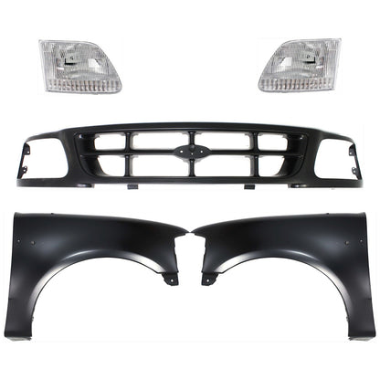 Fender Kit for Ford F-150 F-250 (1997–1998) Front Driver and Passenger Steel