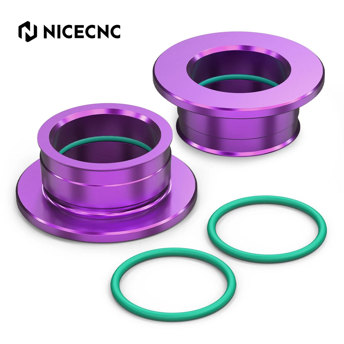 2X Rear Wheel Spacers Hub Collars for Stark Varg MX (2024–2025) Purple