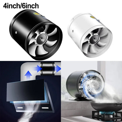 4" 6" Exhaust Fan for Effective Ventilation (4" 6" Pipe)