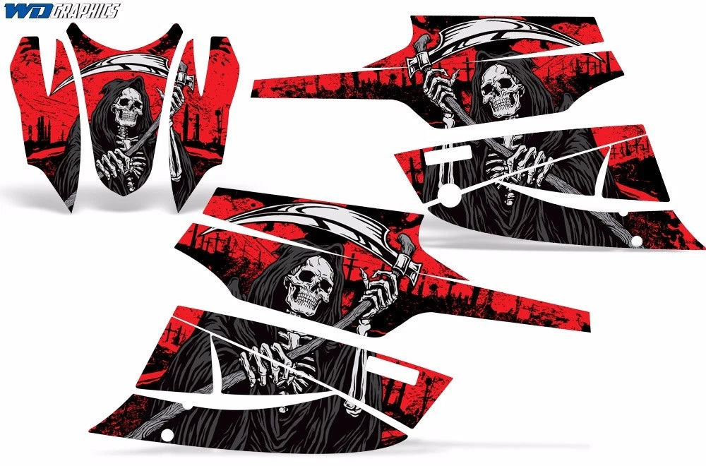 Sled Graphic Stickers Decals for Arctic Cat Firecat/Sabercat (2003–2006)