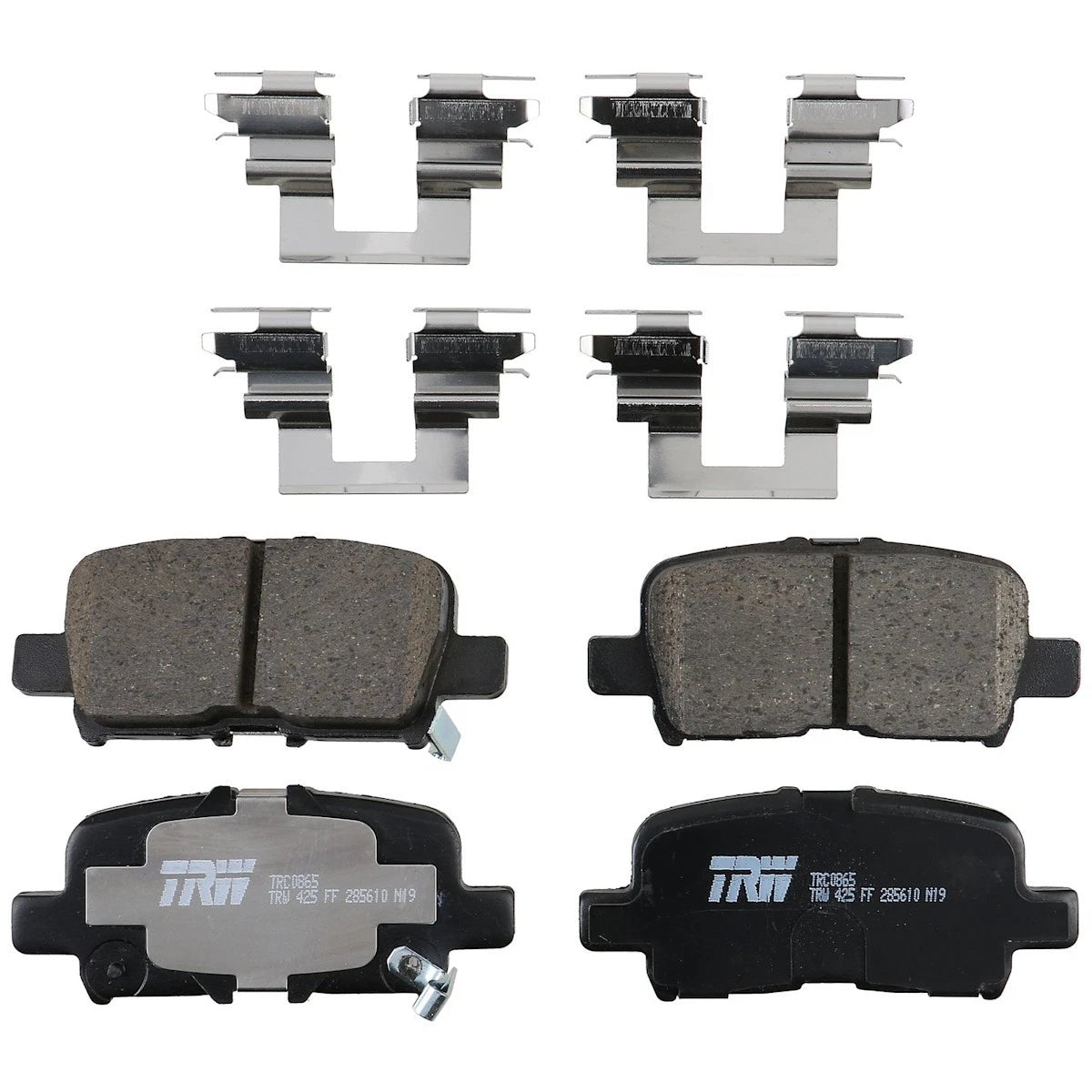 2X TRC0865 Brake Pad Set Rear for Honda Pilot Acura MDX Odyssey (2001–2008)