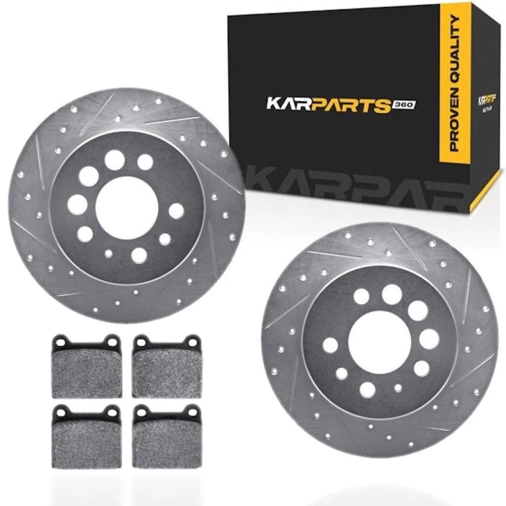 Rotor Set for Volvo 760 (1990) ALX-PAU-DF-7512-27009-CLA3, Drilled & Slotted