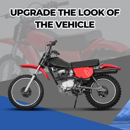 Plastic Kit for Honda XR75/XR80 (1977–1982) - Front/Rear Fender & Side Panels AINUO000008007
