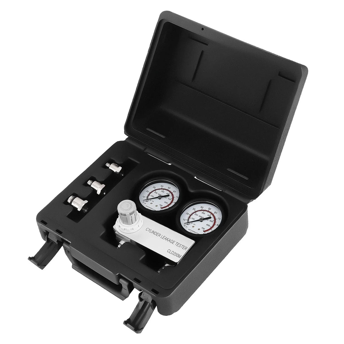 Cylinder Leakage Tester Kit for Dual Gauges (0-100psi, 0-700kpi)