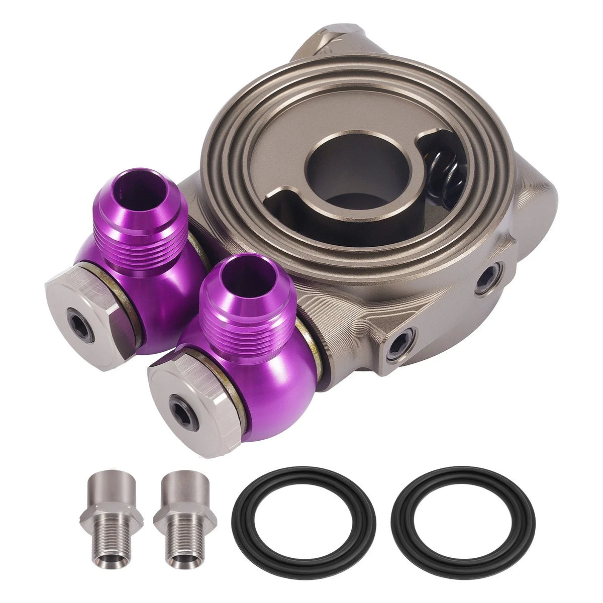 Thermostat Oil Cooler Adapter M20 3/4-16 AN10 for Universal Applications