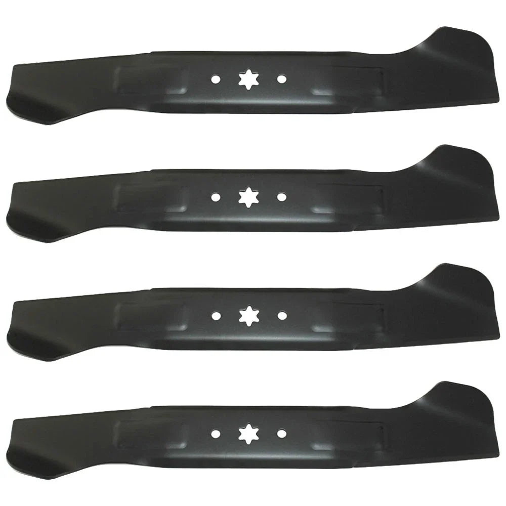 Set of 4 Replacement Mower Blades for Cub Cadet Series 1000 LTX (742-04244)