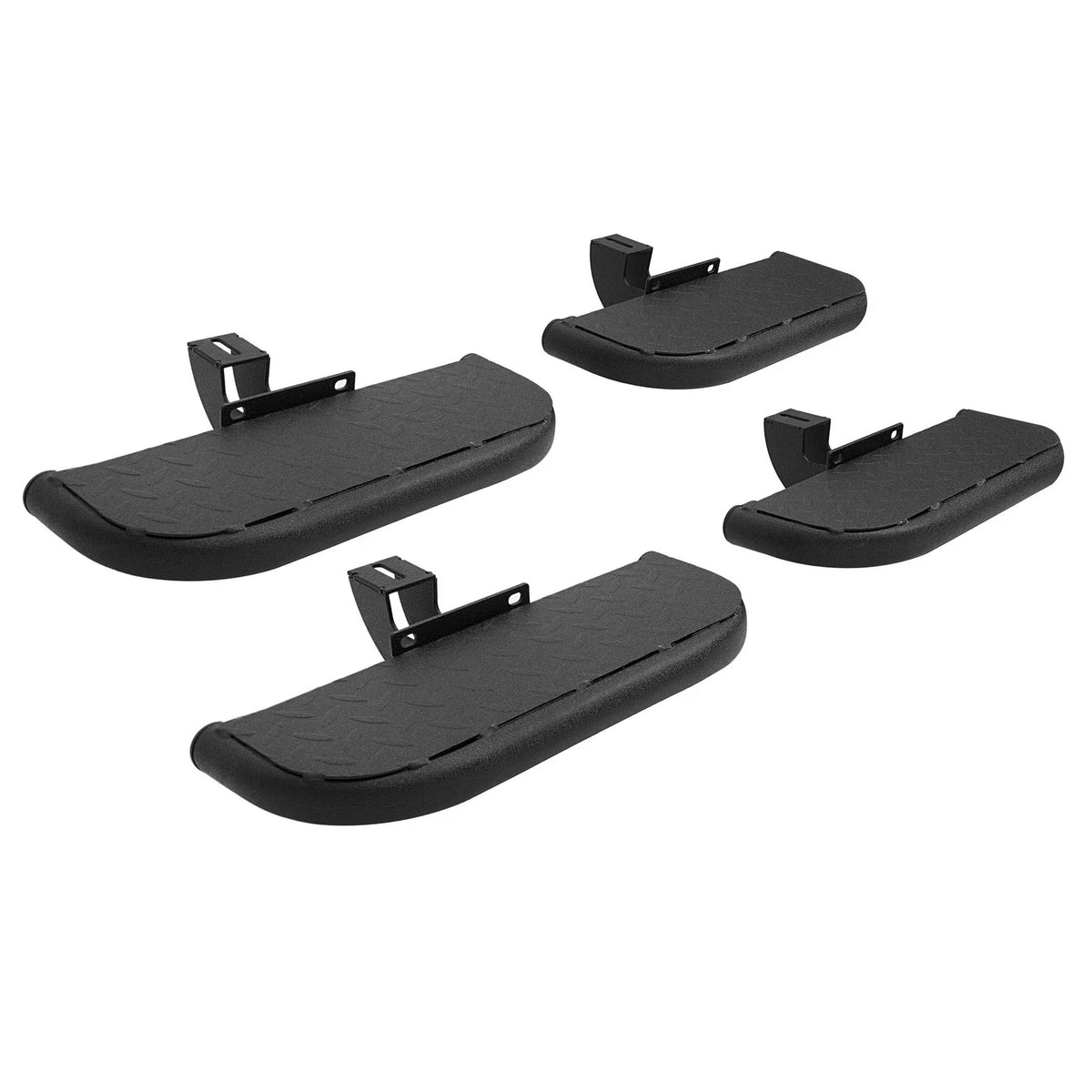 Set of 4 Running Boards Side Steps for Jeep Wrangler JK (2007–2018)