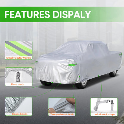 Car Cover for Pickup Truck (Fits up to 249'', A52-21-P-L)