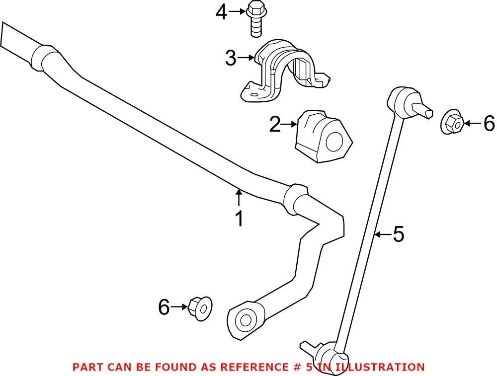 Front Suspension Stabilizer Bar Link for Lexus UX200, UX250h (2019–2023)