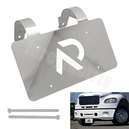 5X Deer Guard License Plate Holder Bracket for Freightliner Volvo Kenworth