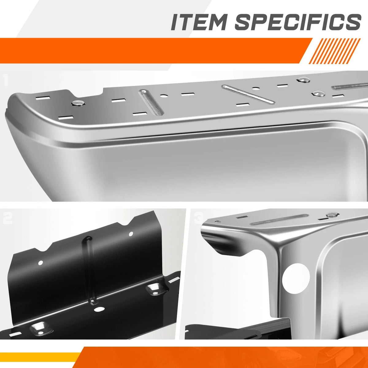 Rear Step Bumper for Ford F-250 F-350 Super Duty (2008–2016)
