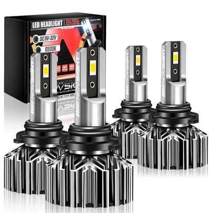 4X 9005 HB3 + 9006 HB4 LED Headlight Kit for Combo