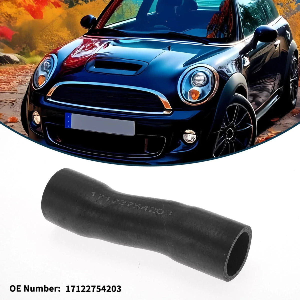Radiator Hose No.17122754203 for BMW Mini Cooper (2007–2010) Upper Hose