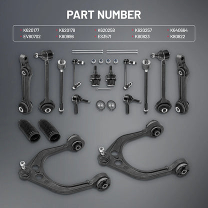 Front Control Arms and Sway Bars Kit for Dodge Charger Magnum Chrysler 300 (2005–2010)
