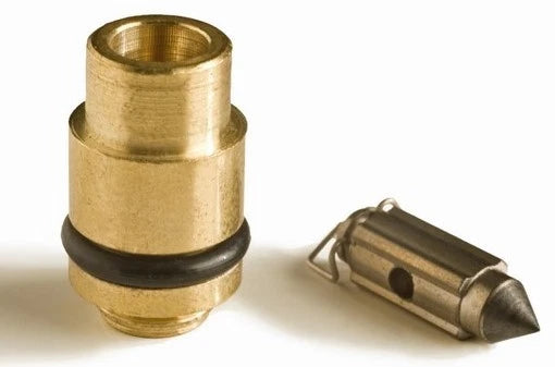 2X Genuine Mikuni Needle & Seat 2.0 Viton Tip for Super BN BNI SBN SBNI Carburetors (786-35015-2.0)