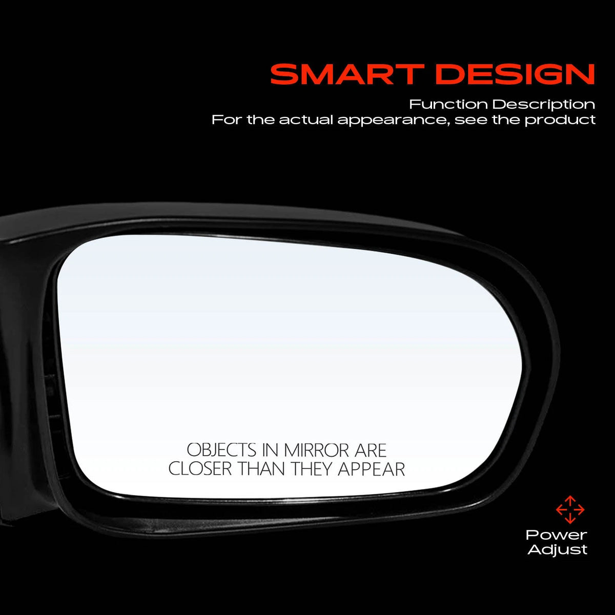 Power Adjust Mirror for Honda Civic (2001–2005) 76200S5DA11, HO1321141
