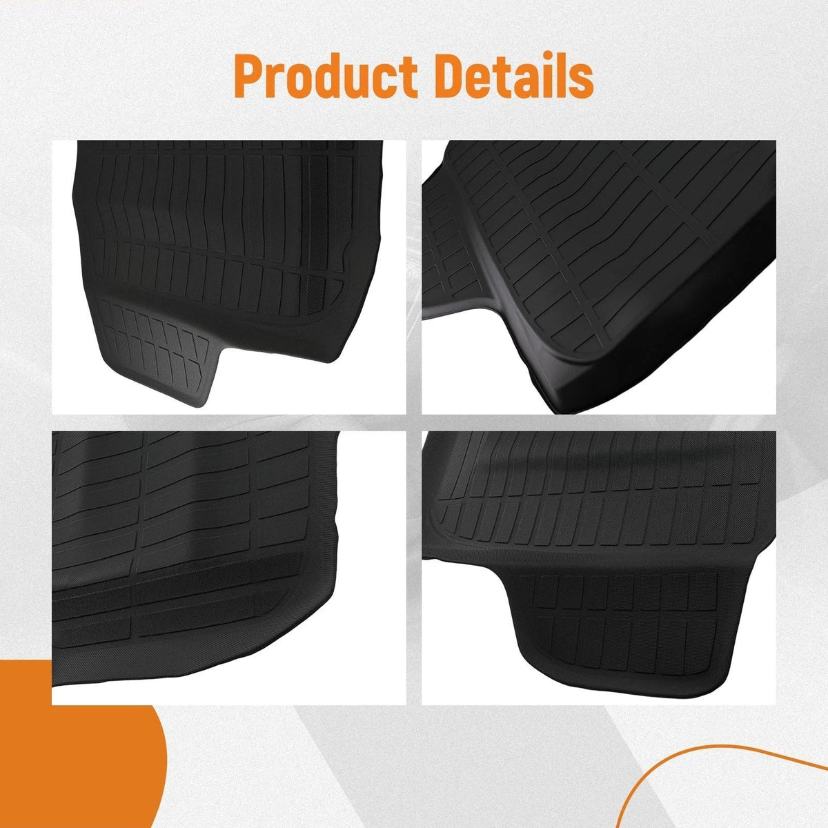 Cargo Mat Liner for Honda Accord (2018–2022) TPE All-Weather